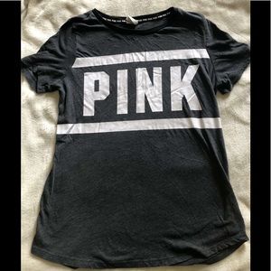 Dark grey PINK t shirt